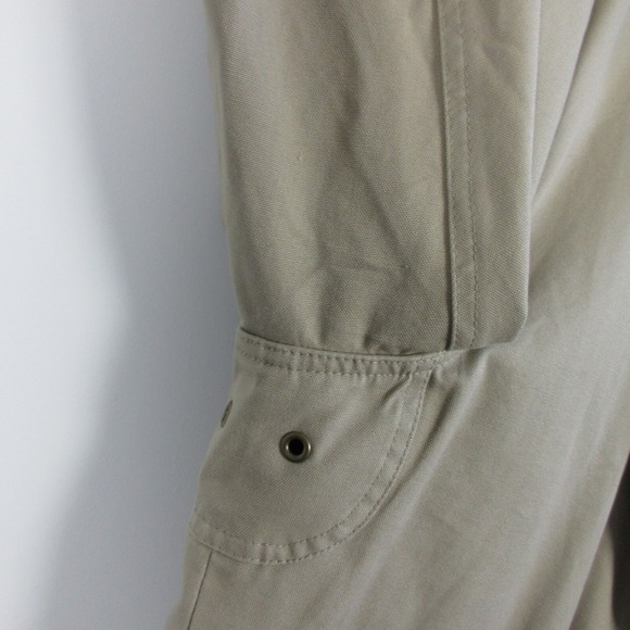 Duluth Trading Men's Canvas Presentation Blazer Jacket Workwear Khaki Tan L 1366 - Picture 9 of 16